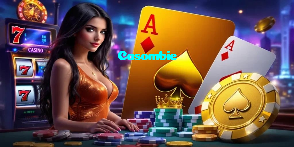 Casombie casino presented on mobile device in Pakistan with slots and live games